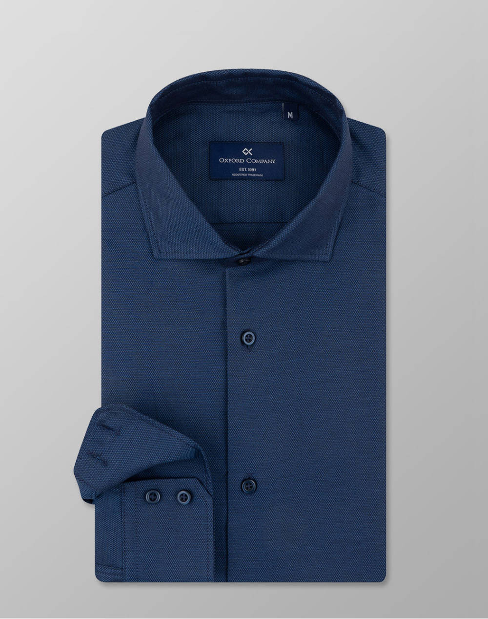 OXFORD COMPANY OXFORD COMPANY ROMEO SLIM FIT ΥΠΟΚΑΜΙΣΟ Z210-RU21.01-01 NavyBlue