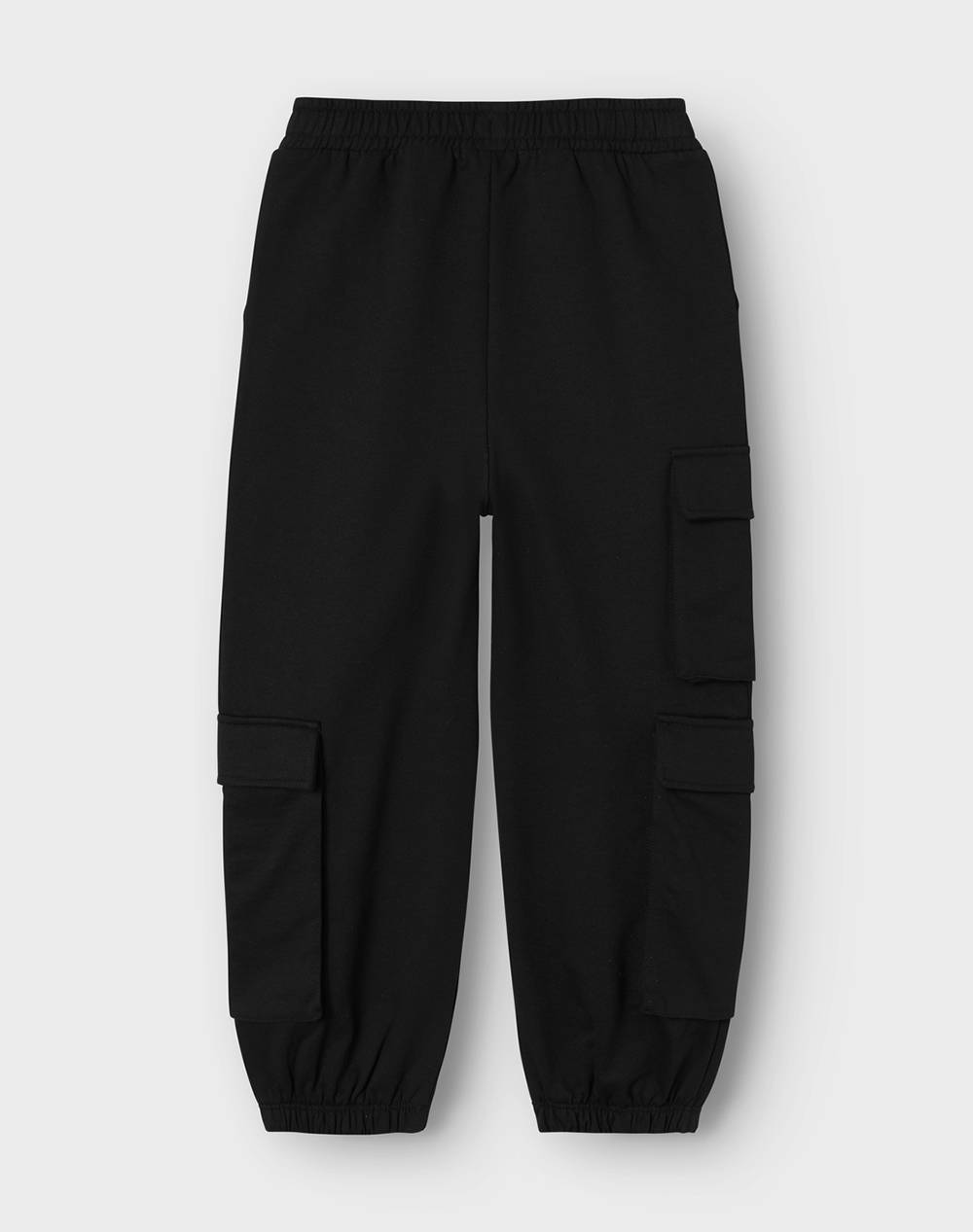 NAME IT NKFLALUKA CARGO SWE PANT BRU PS 13232596-BLACK Black φωτογραφία