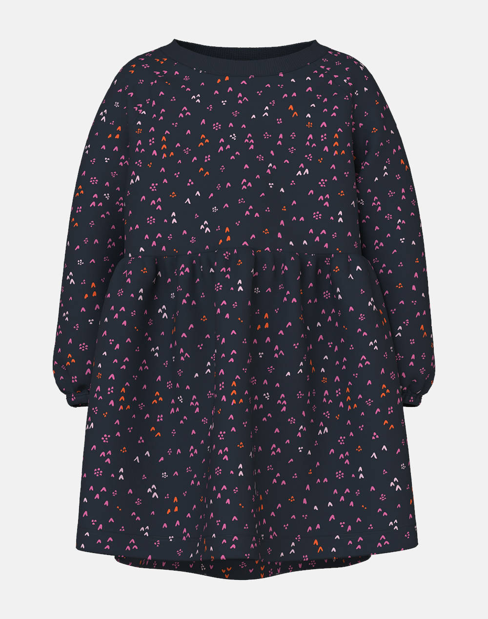 NAME IT NAME IT NMFVOLTA LS SWE DRESS BRU 13234444-Dark Sapphire DarkBlue