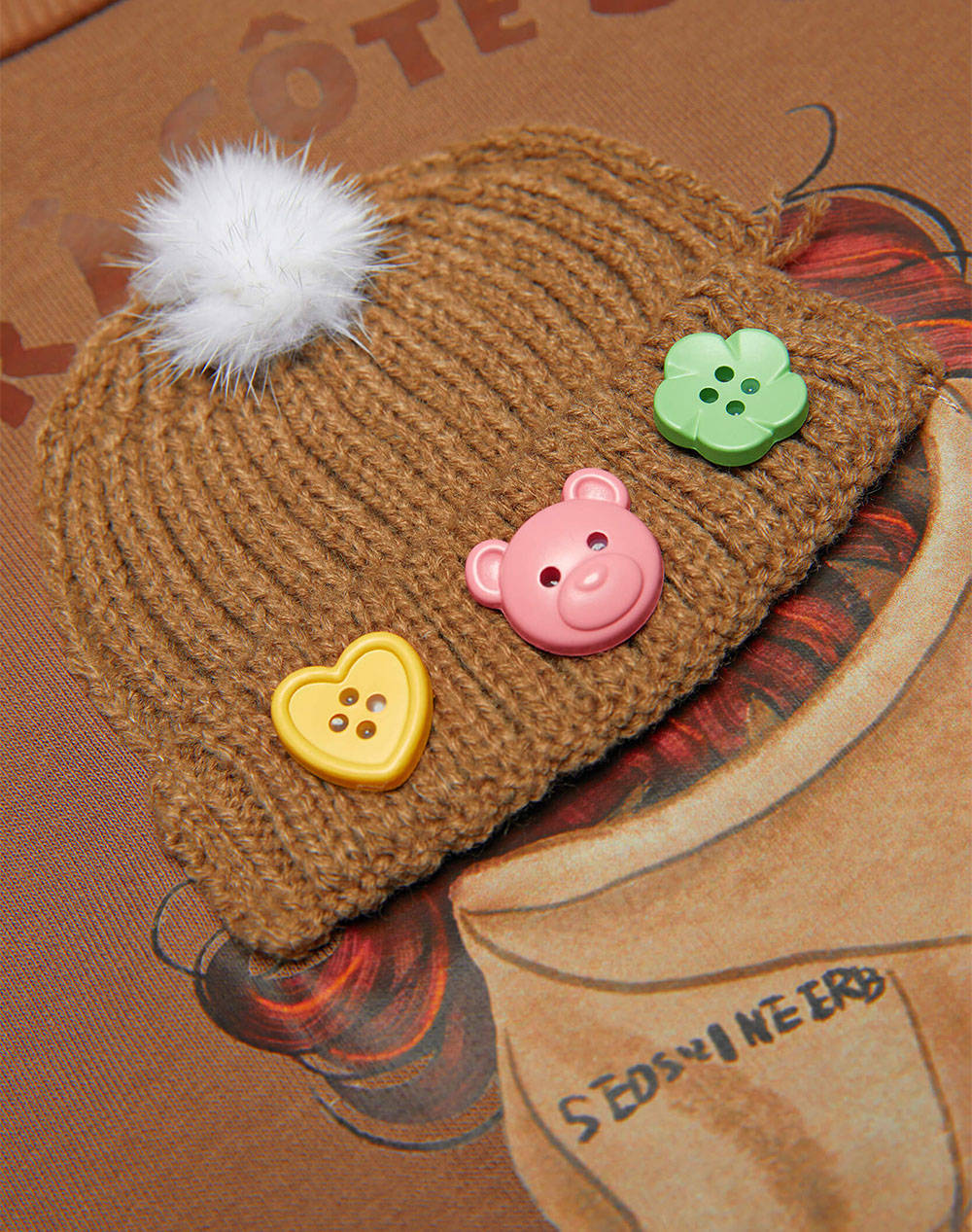 SPRINT SET BABY GIRL 242-2049-S970 Brown φωτογραφία