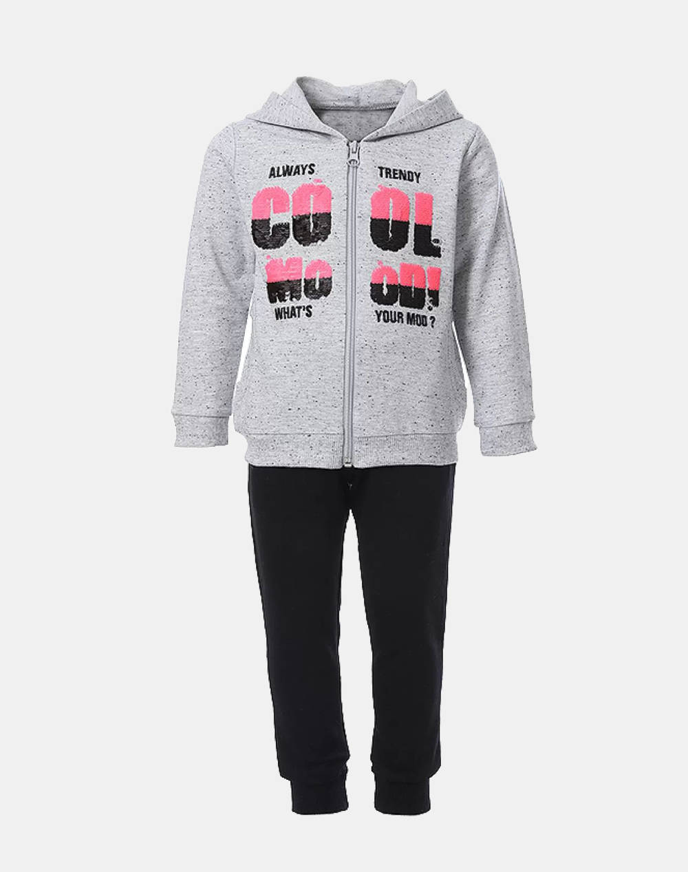 MATOU MATOU ΣΕΤ ΦΟΡΜΑ ΠΑΙΔΙΚΟ GIRL 1W24-YZA2238-GREY ARG Gray