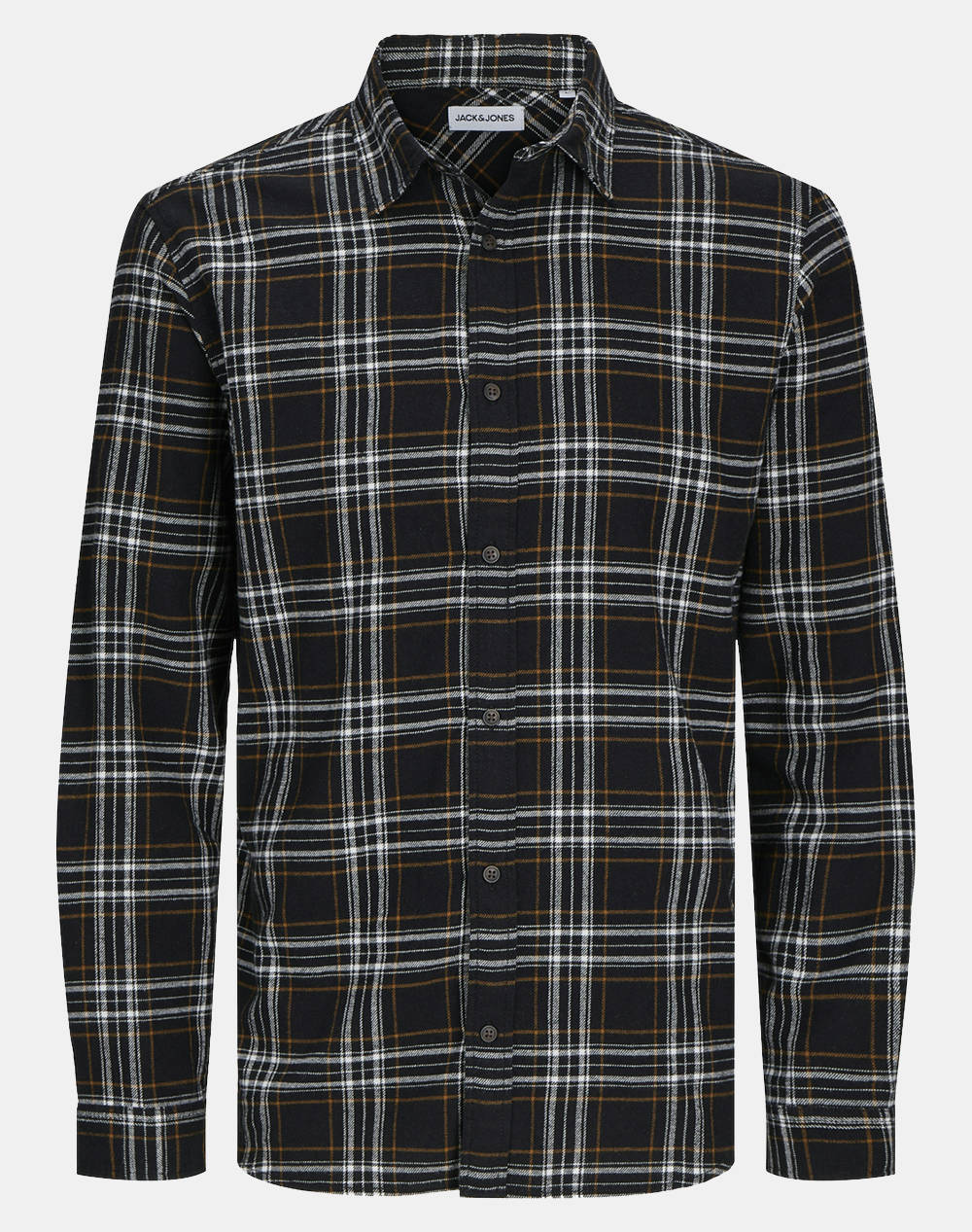 JACK&JONES JACK&JONES JJJOSHUA FALL FLANNEL SHIRT LS JNR 12258782-BlackCHECKS Mixed