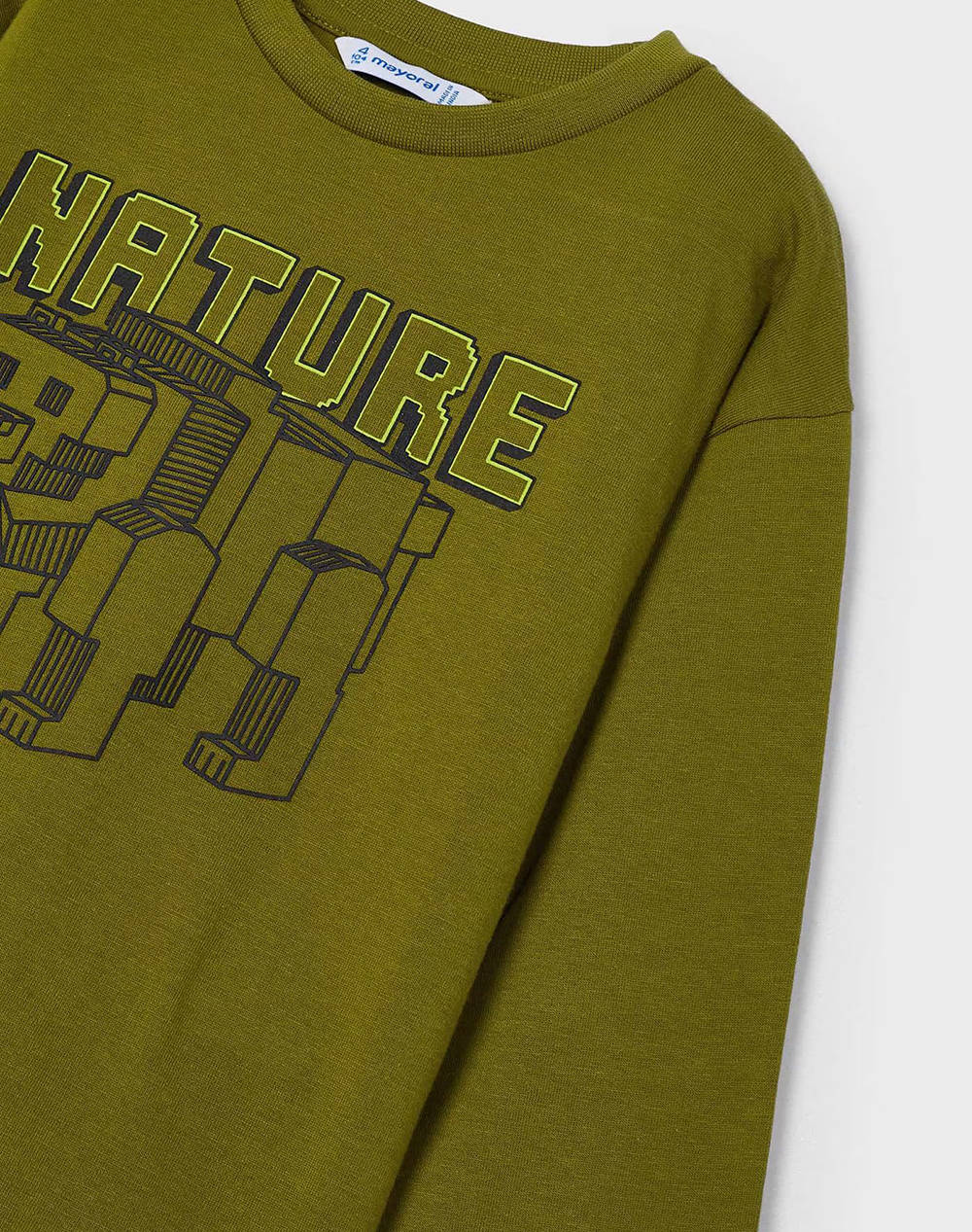 MAYORAL Μπλουζα μακρυμανικη hd print 04051-59 Khaki φωτογραφία