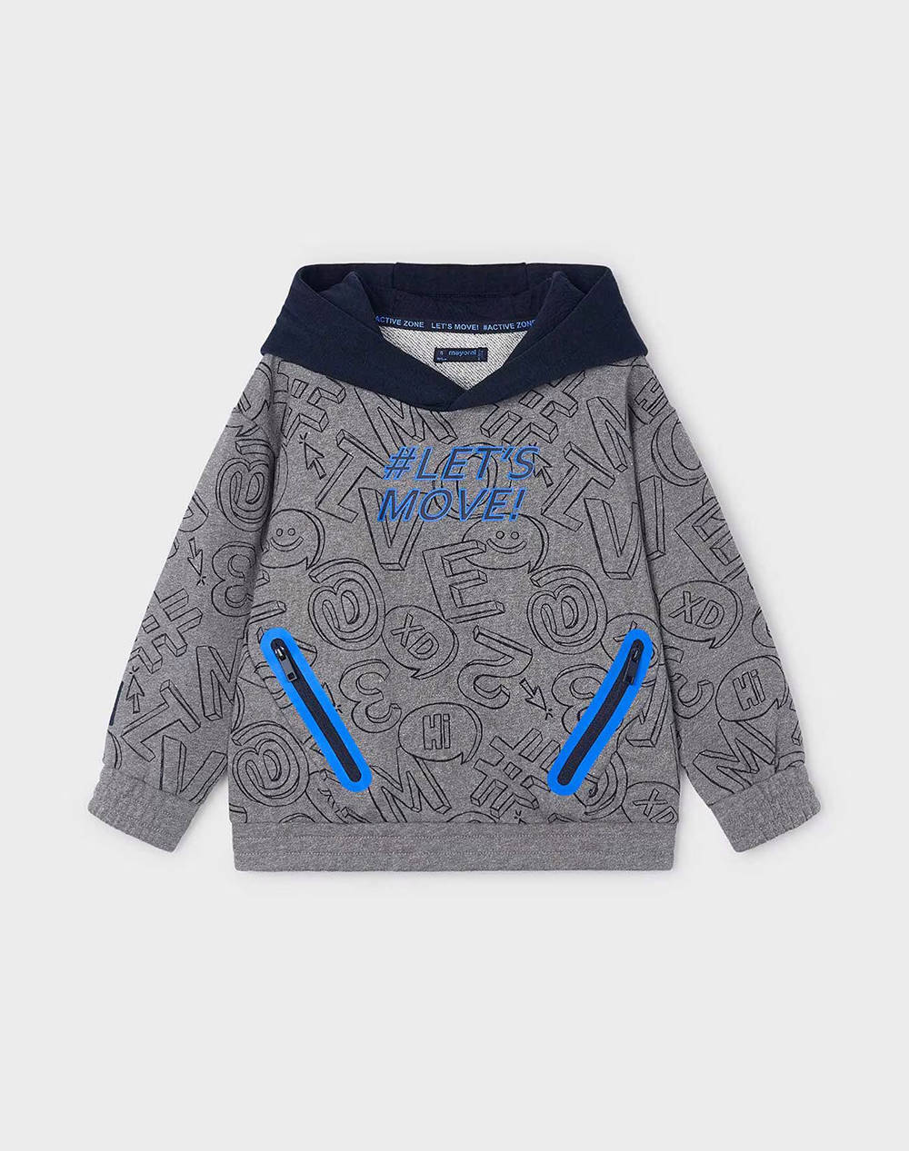 MAYORAL Φουτερ σταμπωτο 04458-66 Gray