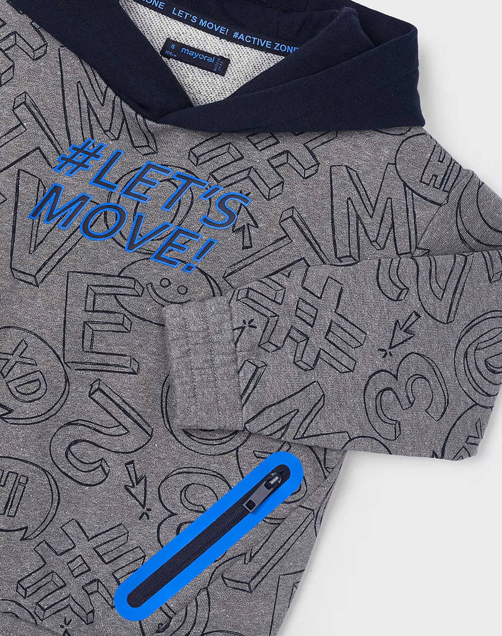 MAYORAL Φουτερ σταμπωτο 04458-66 Gray φωτογραφία