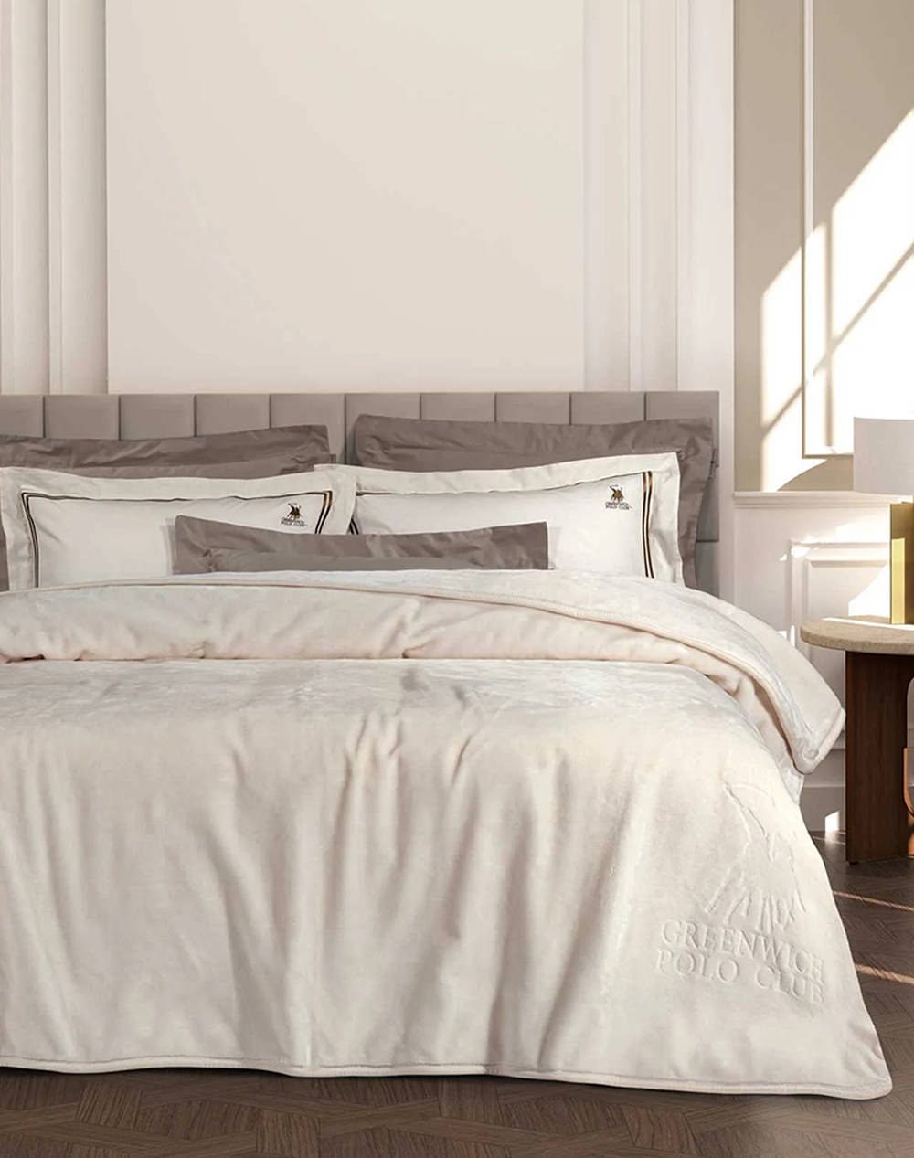 DAS DAS 3441 ΚΟΥΒΕΡΤΑ VELOUR ΥΠΕΡΔΙΠΛH GREENWICH POLO CLUB (Διαστάσεις: 220 x 240 εκ.) 220577203441