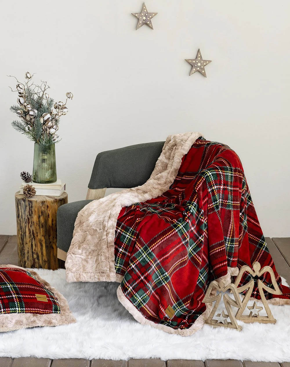 NIMA HOME NIMA Κουβέρτα καναπέ 130x170 - Carol (Διάστασεις: 130x170 εκ) N33981