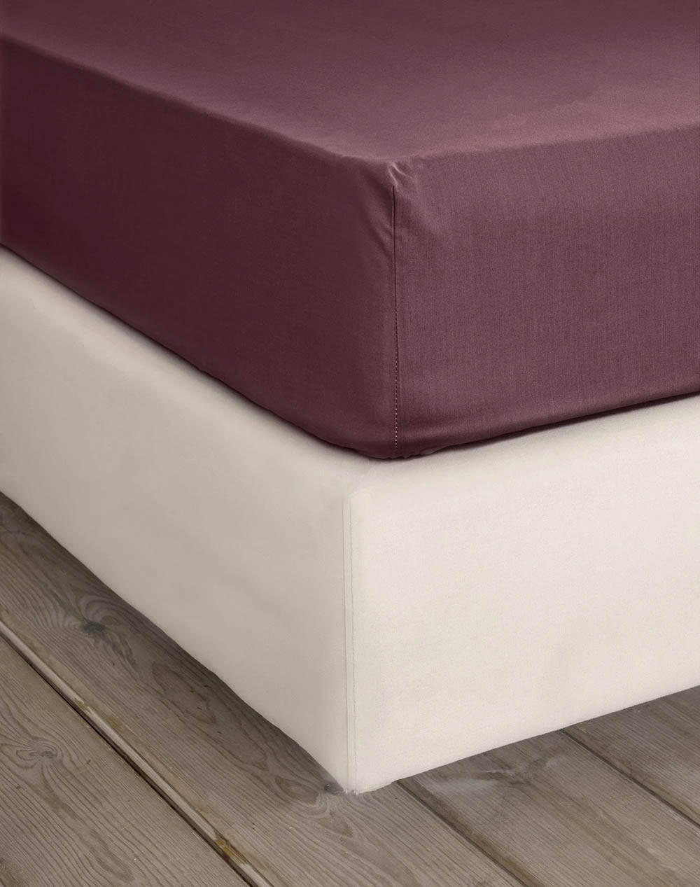 NIMA HOME NIMA Σεντόνι Μονό Unicolors - Deep Bordeaux (Διαστάσεις: 160 x 260) N32866