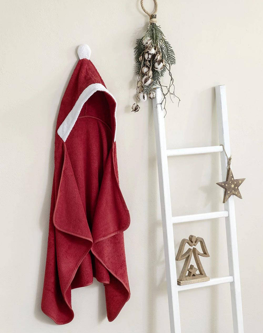 NIMA HOME NIMA Παιδική κάπα με κουκουλα - Santa Claus (Διαστάσεις: 70x120 εκ.) N34097