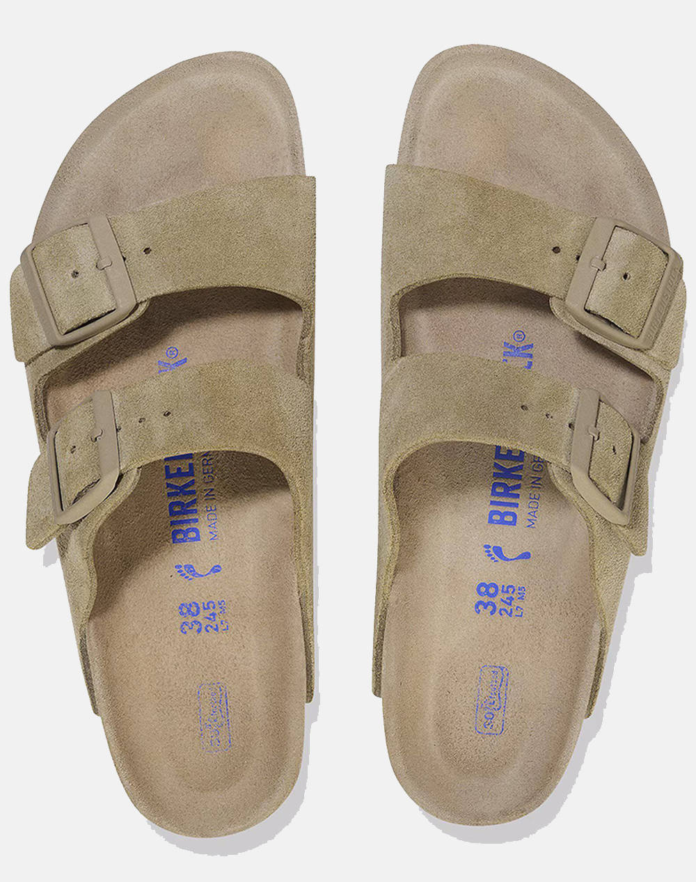 BIRKENSTOCK F25 LEATHER ARIZONA SFB LEVE FADED KHAKI 35 - 46 NARROW SEASONAL ΠΑΠΟΥΤΣΙ UNISEX 1019088003546-FADED KHAKI LightGreen φωτογραφία