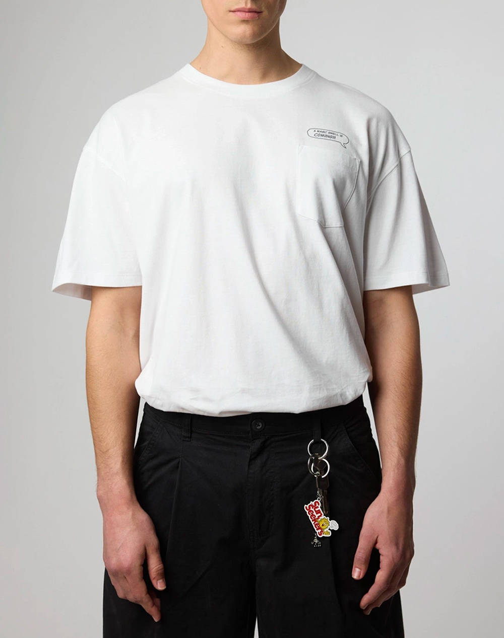 BLUE BANANA WHITE WIZARD TEE / ΚΟΝΤΟΜΑΝΙΚΟ 141931-F49 White φωτογραφία