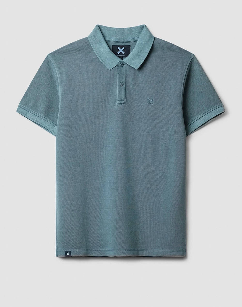 BLUE BANANA BLUE BANANA SKY BLUE ICONIC POLO / ΚΟΝΤΟΜΑΝΙΚΟ 141946-F65 SteelBlue