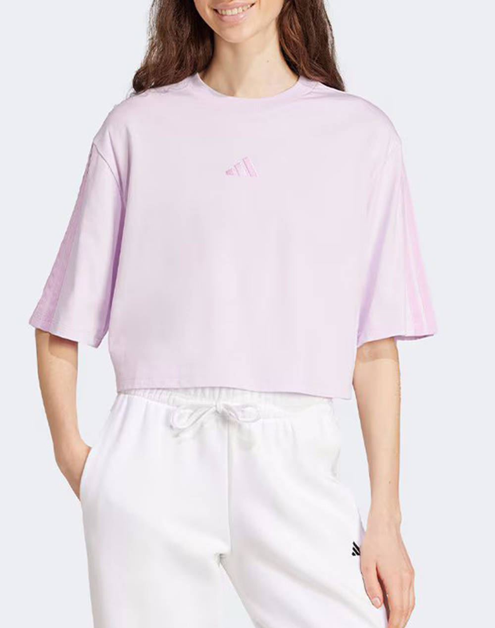 ADIDAS ADIDAS W 3S SJ TLR T JE1205-ICELAV/BLILIL Lilac