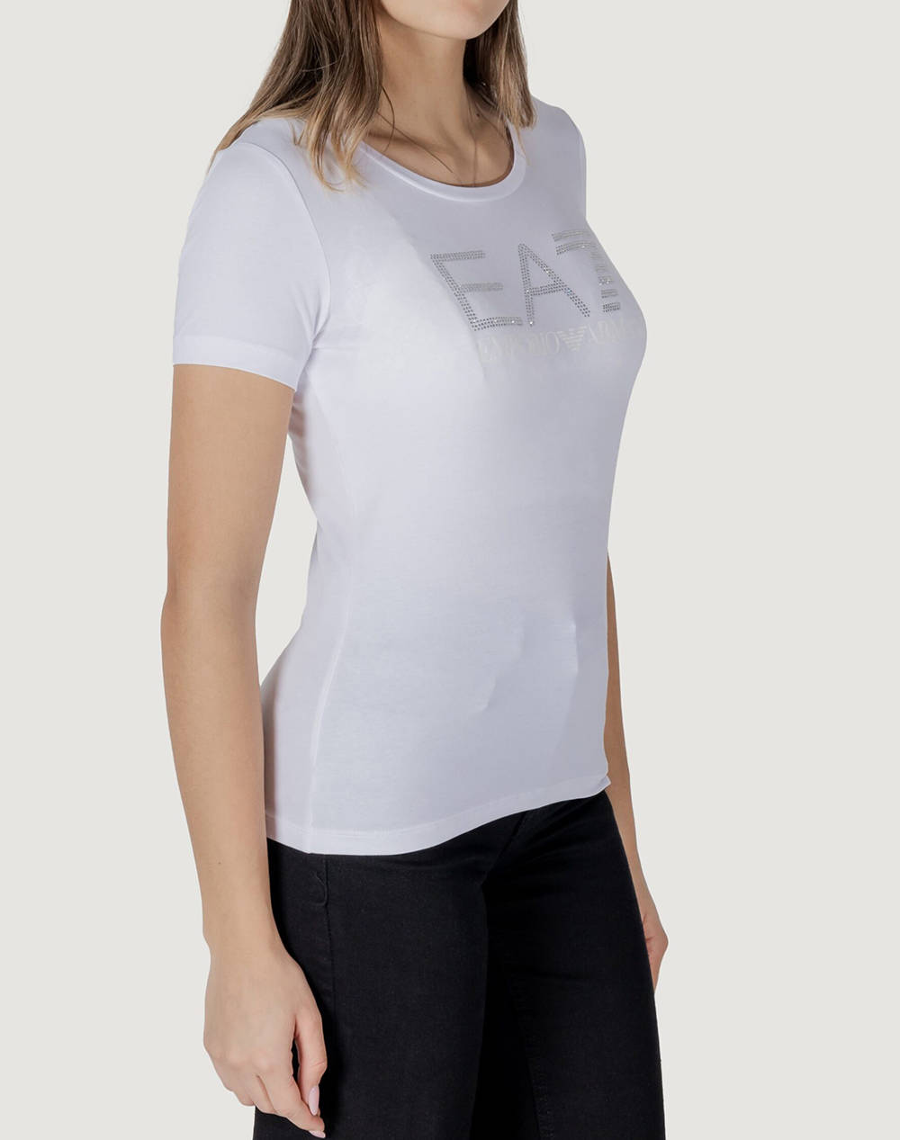 Ea7 T-Shirt 7W000094Af10373-U0002 White Γυναικεία ρούχα μπλούζες Τ-Shirt Politikos Shop Πολιτικός