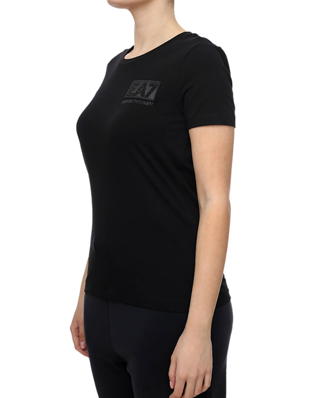 Ea7 T-Shirt 7W000492Af10373-Uc001 Black Γυναικεία ρούχα μπλούζες Τ-Shirt Politikos Shop Πολιτικός