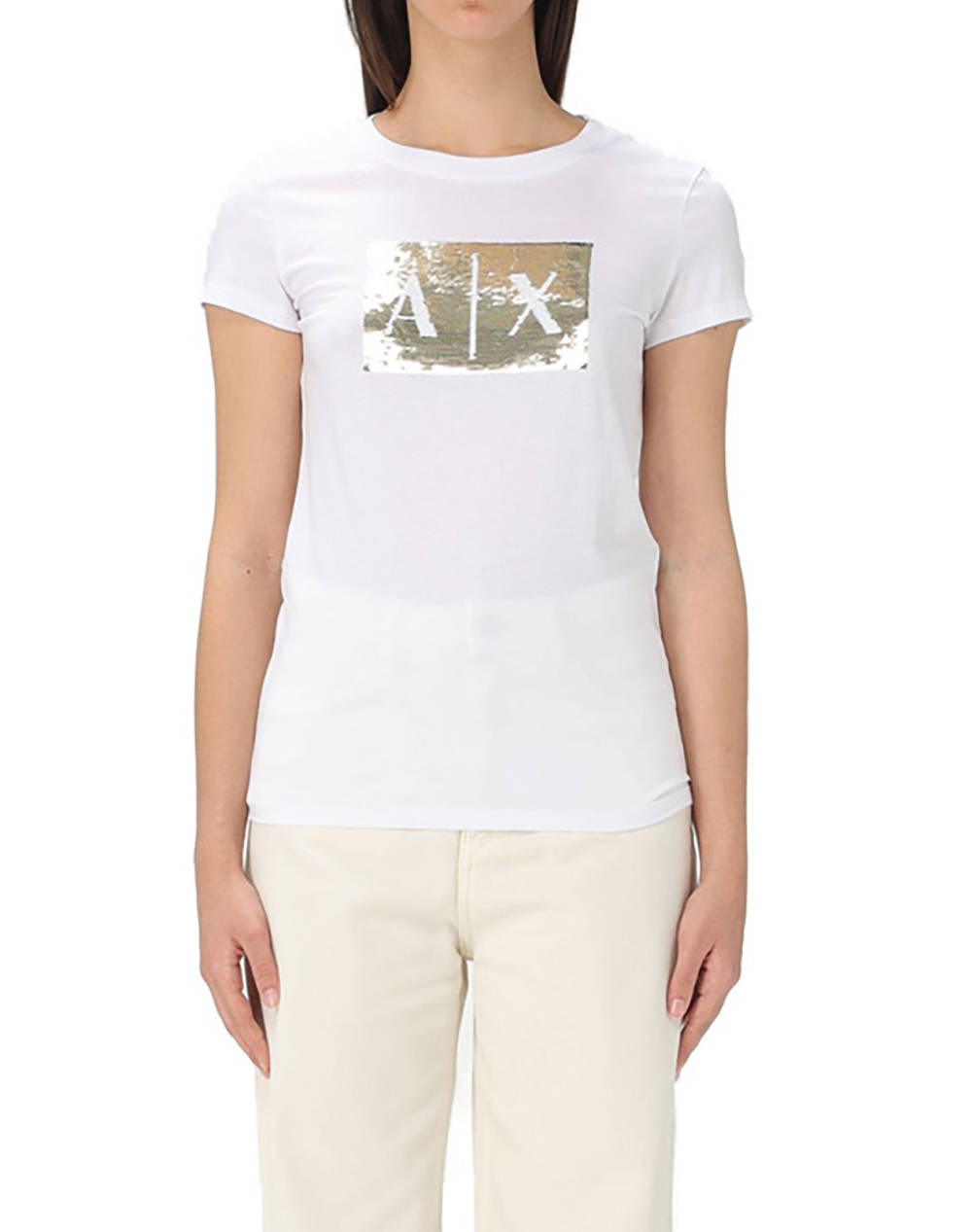 ARMANI EΧCHANGE T-SHIRT 8NYTDLYJ73Z-M0015 OffWhite