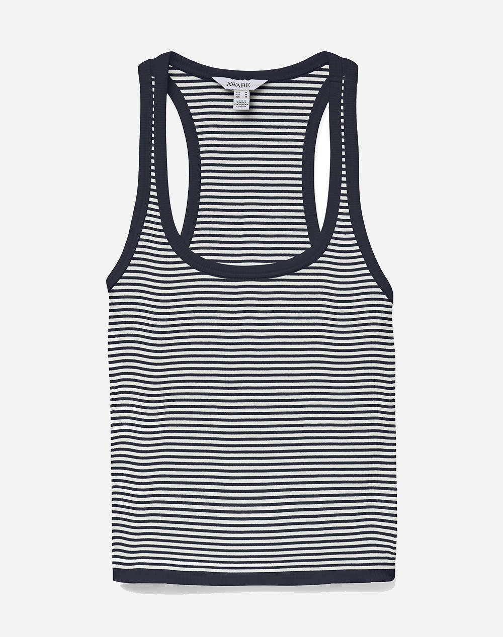 AWARE BY VERO MODA AWARE BY VERO MODA VMRAECHEL U-NECK TANK TOP VMA 10328529-Dark SapphireBIRCH Multi