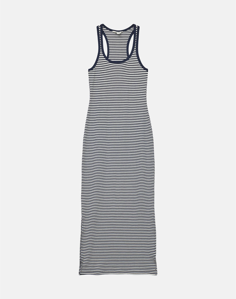 AWARE BY VERO MODA AWARE BY VERO MODA VMRAECHEL SL U-NECK ANKLE DRESS VMA 10328530-Dark SapphireBIRCH NavyBlue