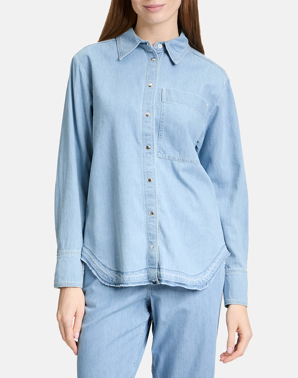 BETTY BARCLAY BETTY BARCLAY BLOUSE 8814/1105-8618 DenimLightBlue