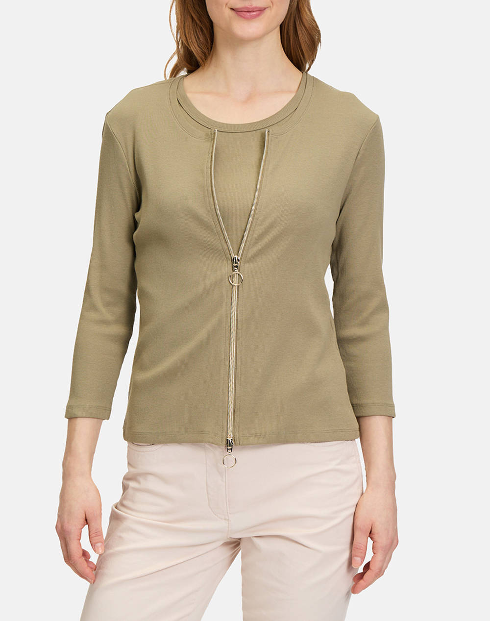 BETTY BARCLAY CARDIGAN 2463/2064-7366 Olive