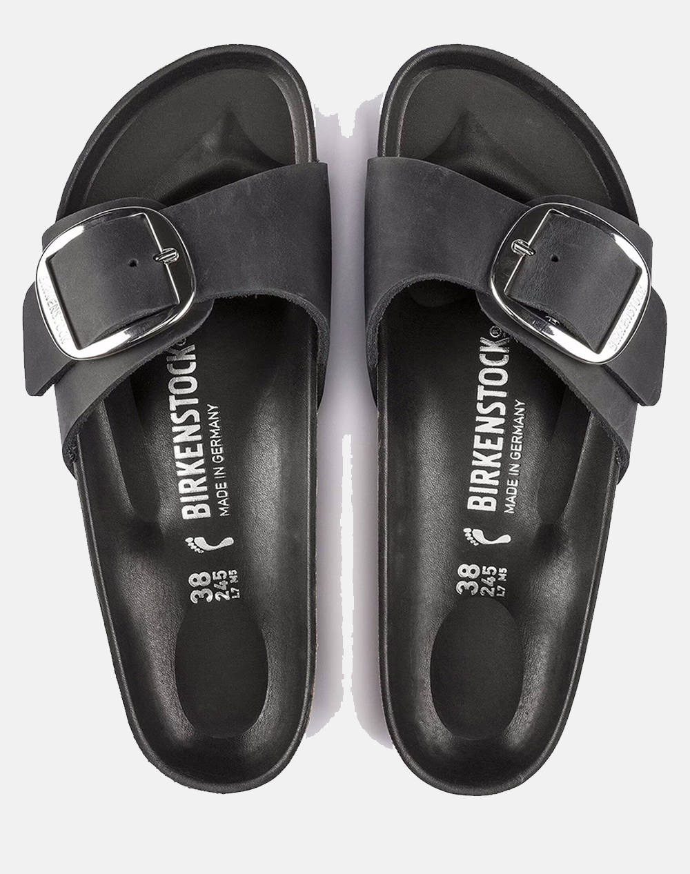 BIRKENSTOCK F25 LEATHER MADRID BIG BUCKLE LEOI BLACK HEX 35 - 43 NARROW CORE ESSENTIAL ΠΑΠΟΥΤΣΙ ΓΥΝΑΙΚΕΙΟ 1006523003543-BLACK Black φωτογραφία