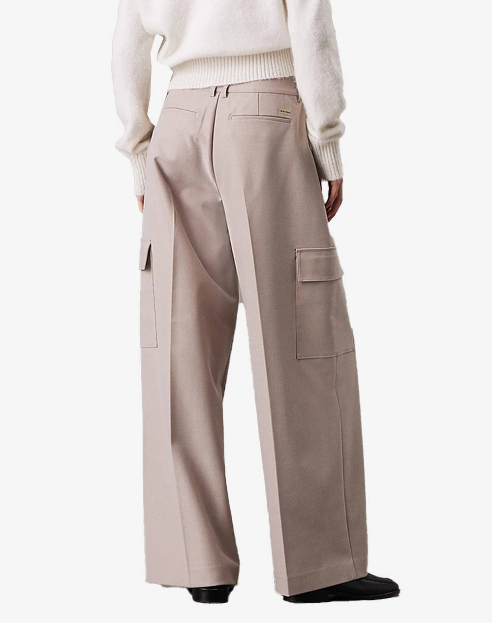 CALVIN KLEIN JEANS RELAXED LEG TAILORED PANT J20J224848-HH9NI Gray φωτογραφία