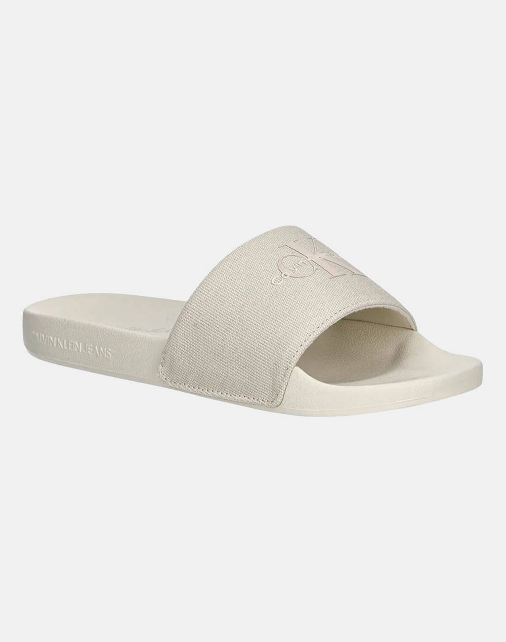 CALVIN KLEIN SLIDE MONOGRAM WMNS YW0YW01835-AEO Ivory φωτογραφία
