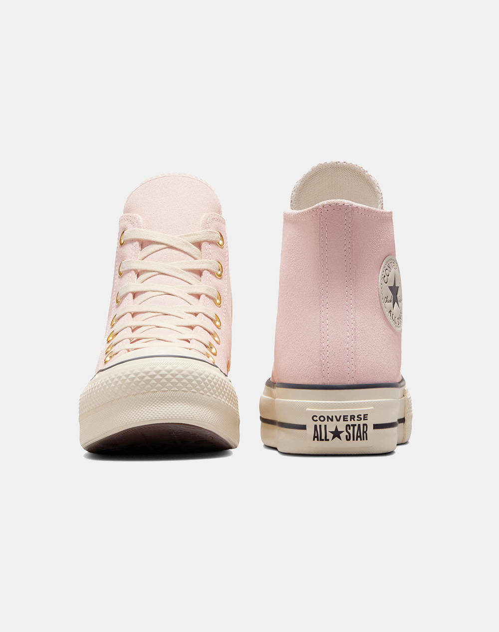 Converse Chuck Taylor All Star Lift Platform Suede A13823C-691 Lightpink Γυναικεία παπούτσια Sneakers Politikos Shop Πολιτικός