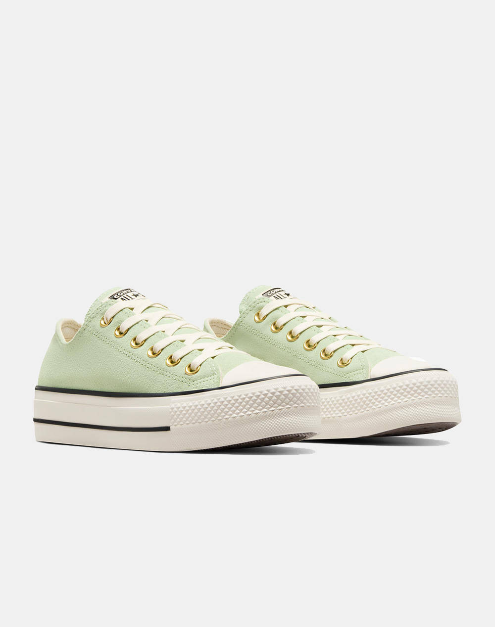 CONVERSE CHUCK TAYLOR ALL STAR LIFT PLATFORM SUEDE A13825C-389 MintGreen