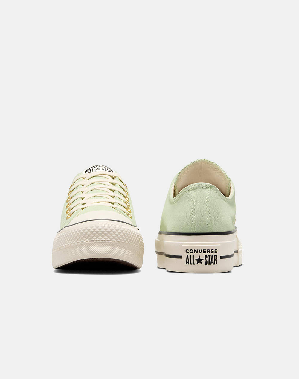 Converse Chuck Taylor All Star Lift Platform Suede A13825C-389 Mintgreen Γυναικεία παπούτσια Sneakers Politikos Shop Πολιτικός