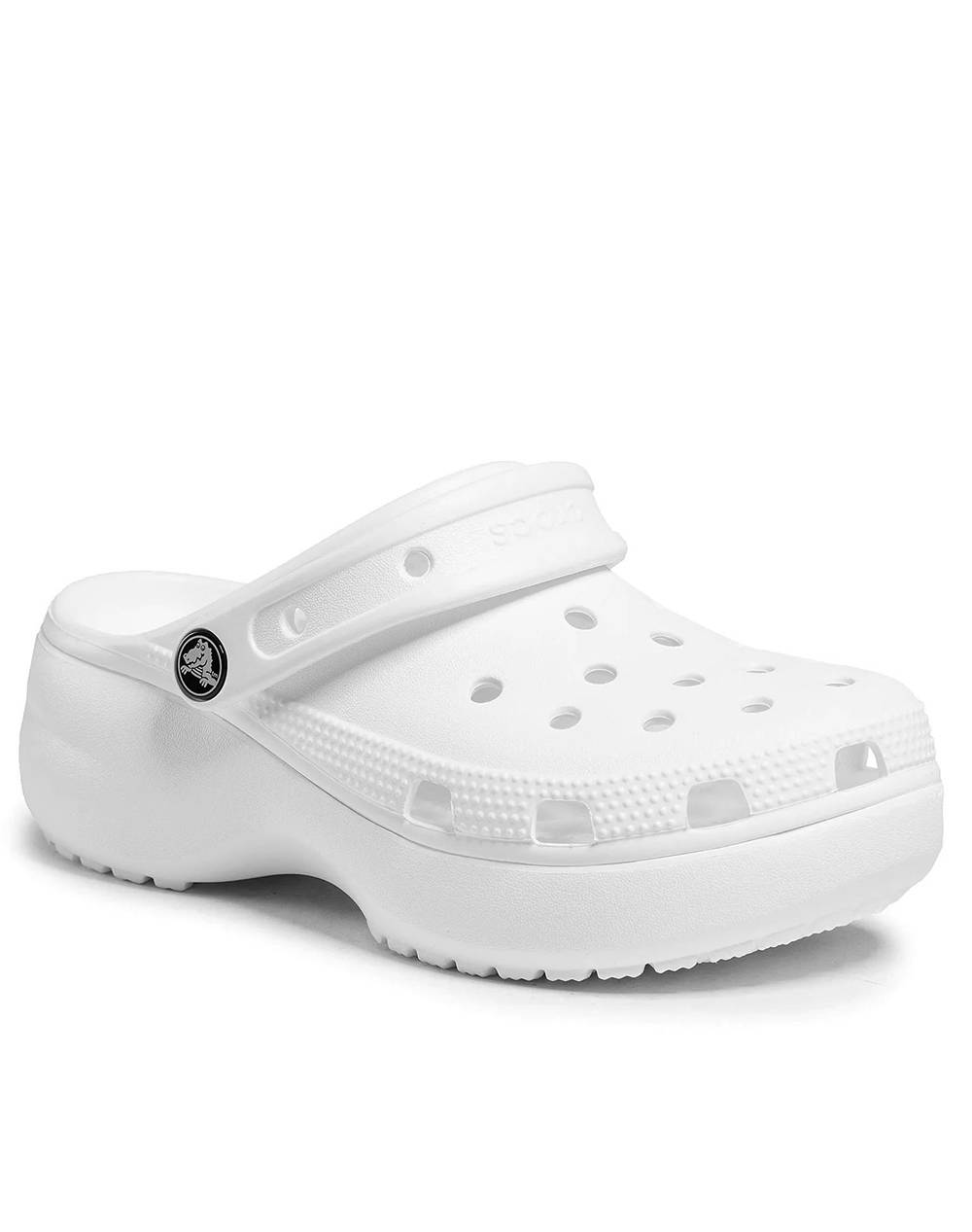 CROCS Classic Platform Clog W 206750-100 White φωτογραφία