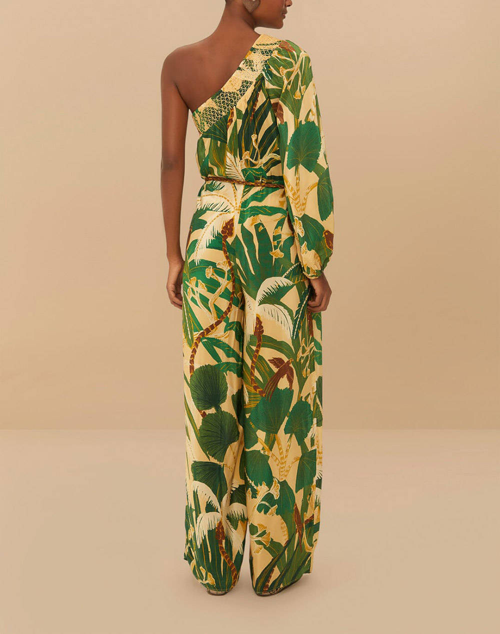 FARM RIO TROPICAL ISLA BEIGE JUMPSUIT 333009-25135 Green φωτογραφία