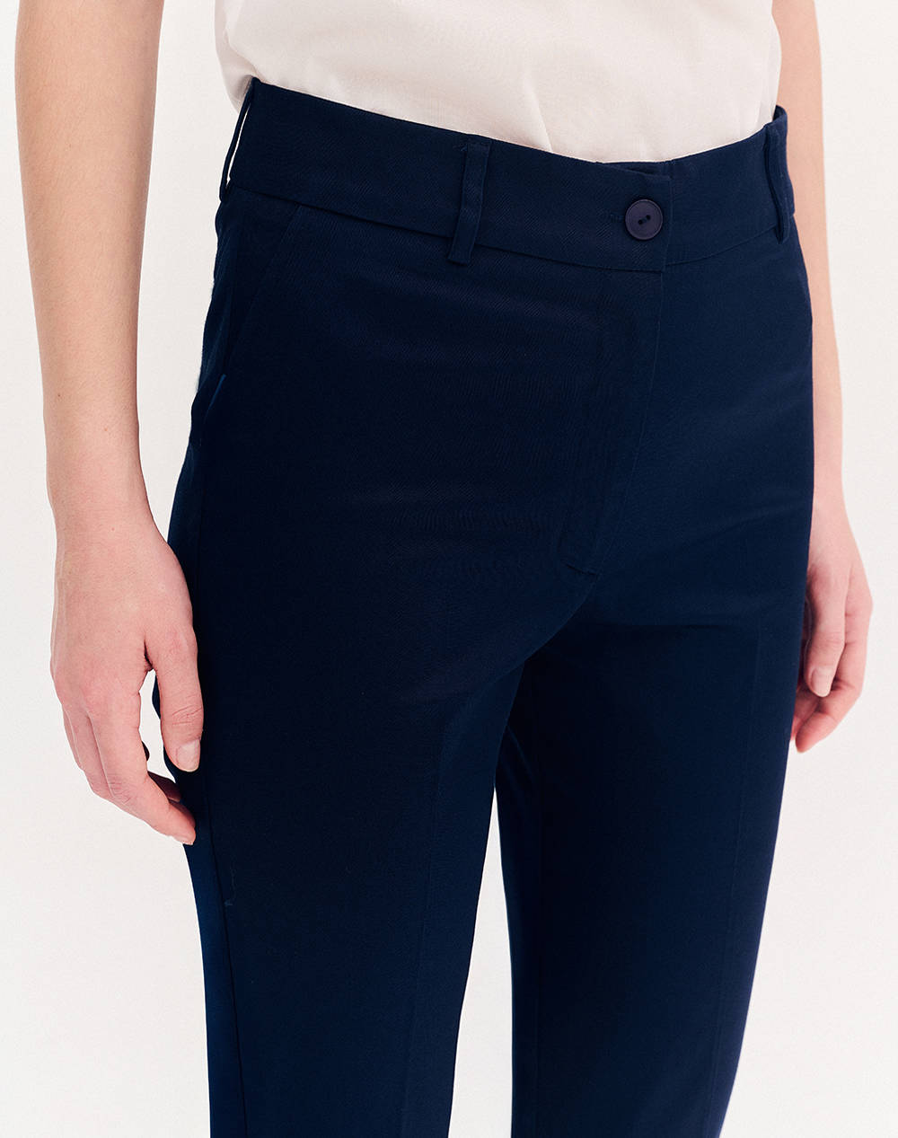 FOREL Παντελόνι cigarette καπαρντίνα 080.20.01.080-ΜΠΛΕ DarkBlue φωτογραφία