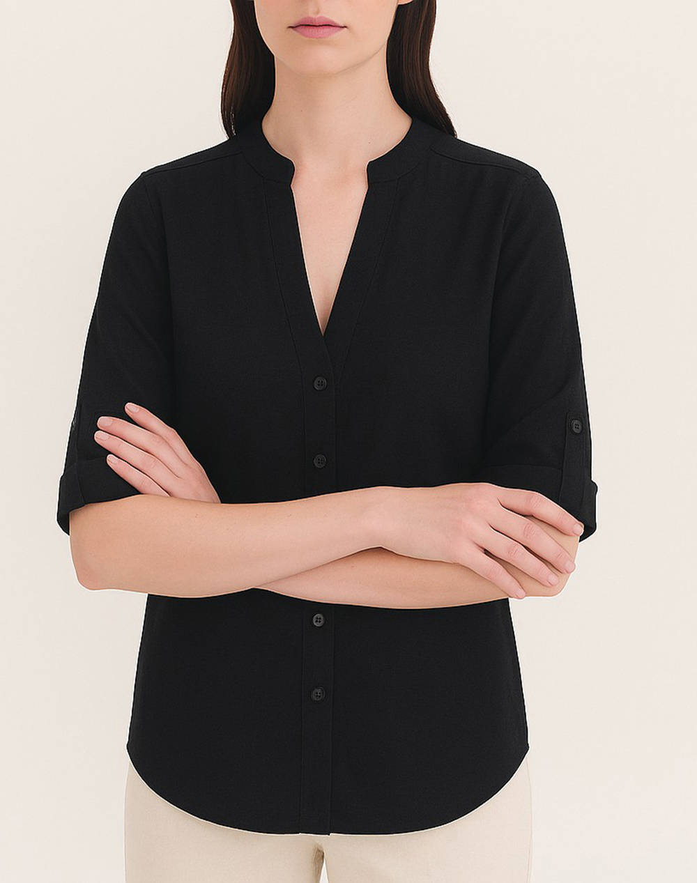 FOREL FOREL Πουκάμισο 080.80.01.003-Μαύρο Black