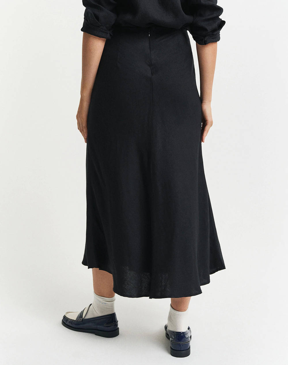 GANT ΦΟΥΣΤΑ LINEN BLEND SKIRT 3GW4400162-5 Black φωτογραφία
