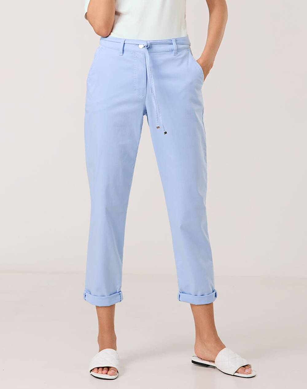 GERRY WEBER GERRY WEBER PANT LEISURE CROPPED 925045-66933-80933 LightBlue