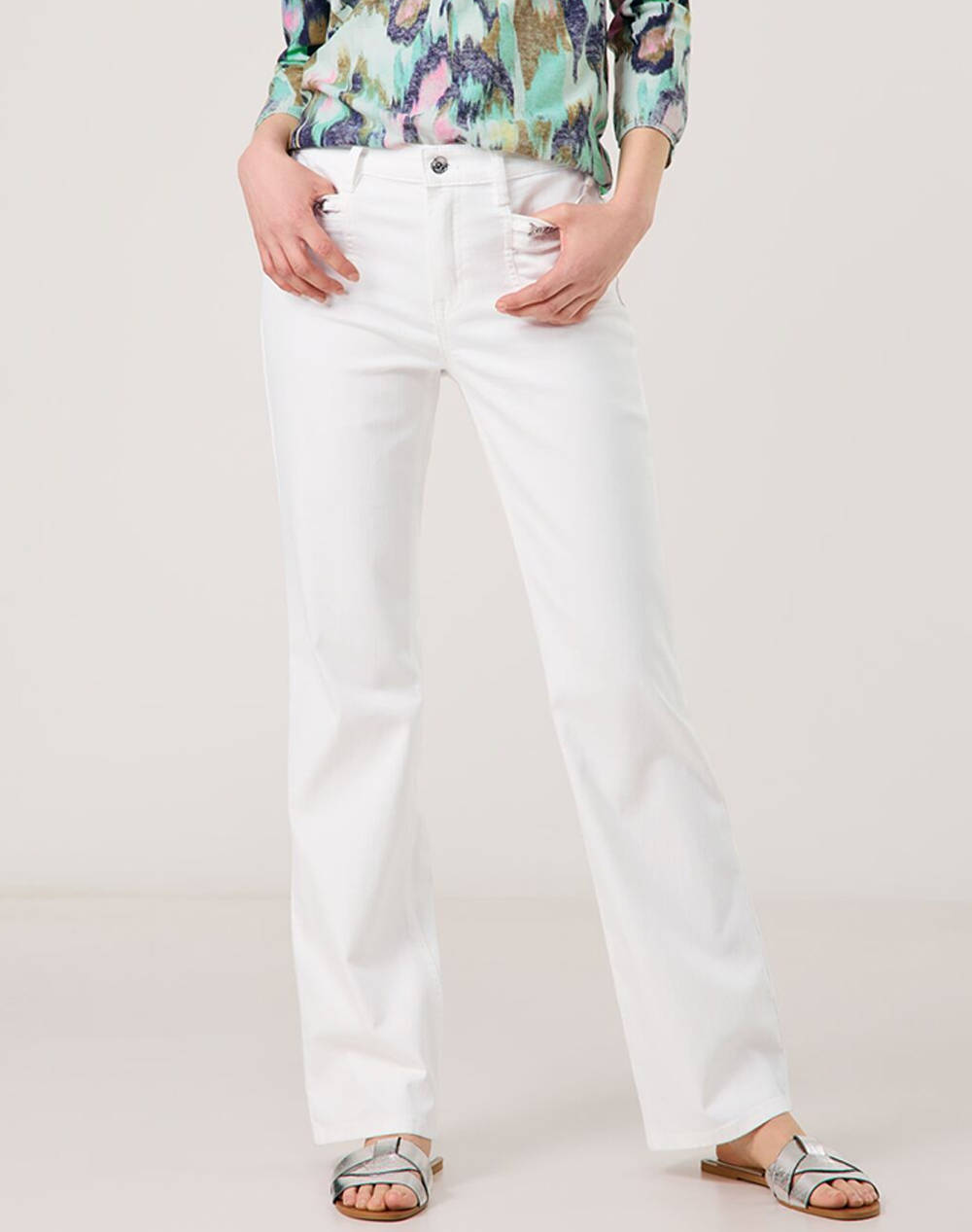 GERRY WEBER GERRY WEBER PANT LEISURE LONG 520238-66834-99700 OffWhite