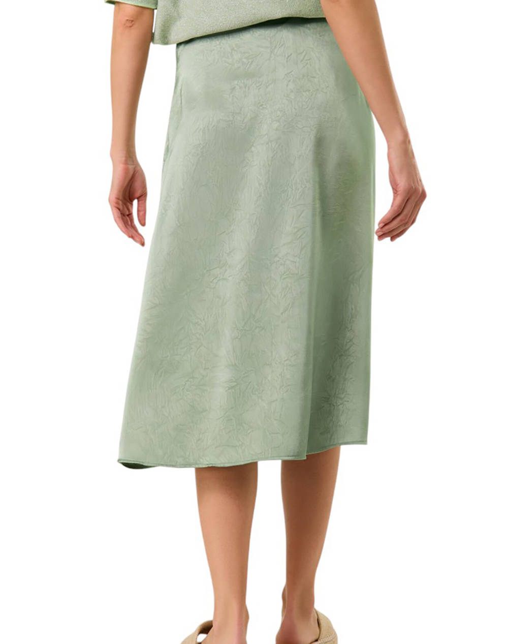 GERRY WEBER SKIRT WOVEN LONG 510008-31510-50956 MintGreen φωτογραφία