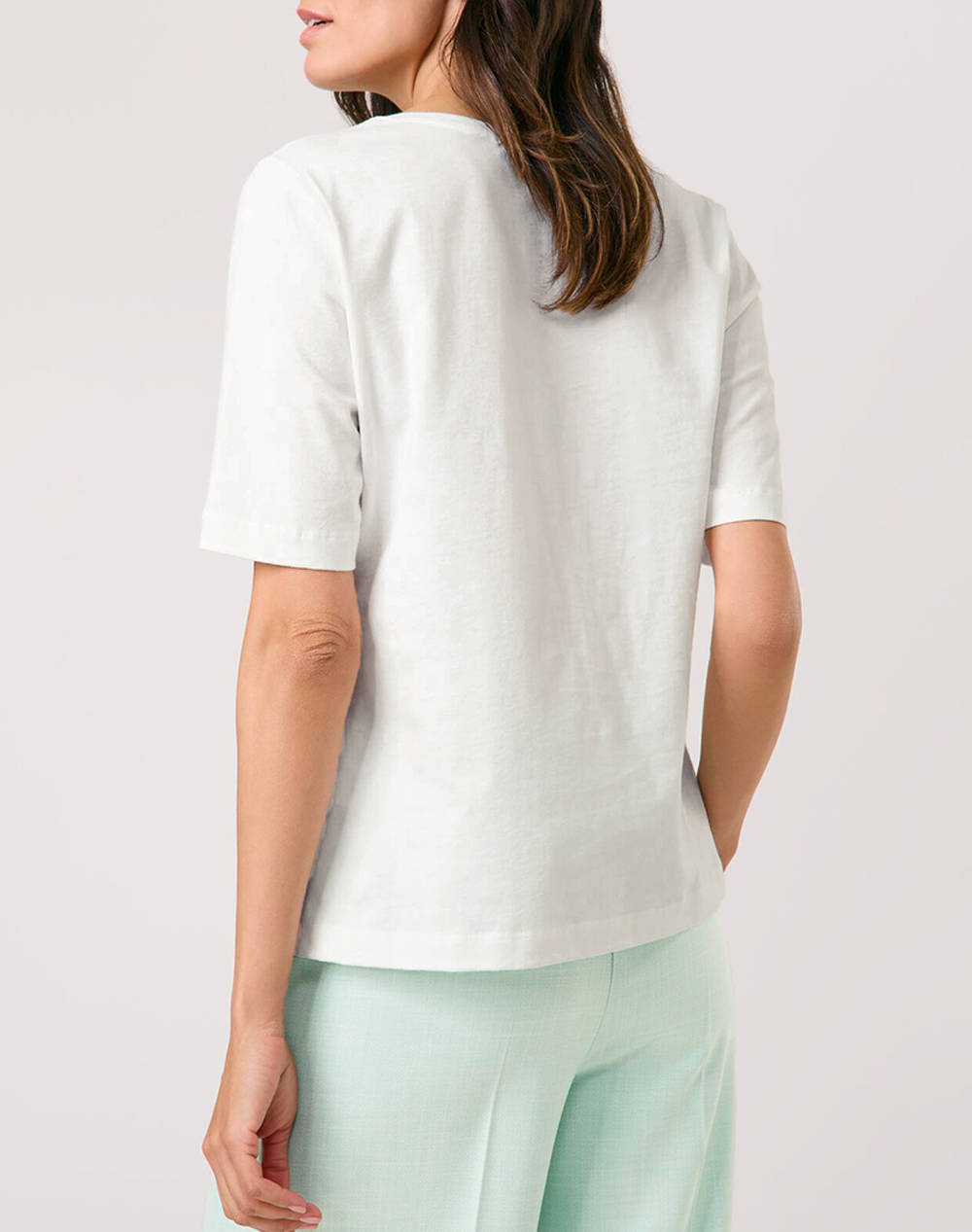 GERRY WEBER T-SHIRT 1/2 SLEEVE 570279-35018-09059 OffWhite φωτογραφία