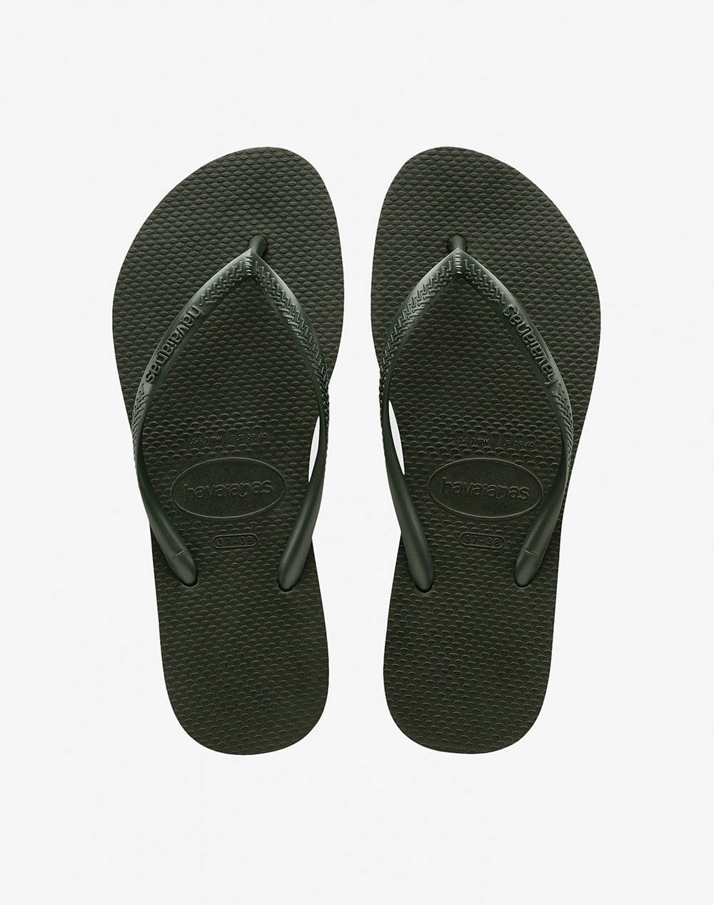 HAVAIANAS HAV. SLIM NAVY 4000030-4896 DarkOliveGreen φωτογραφία
