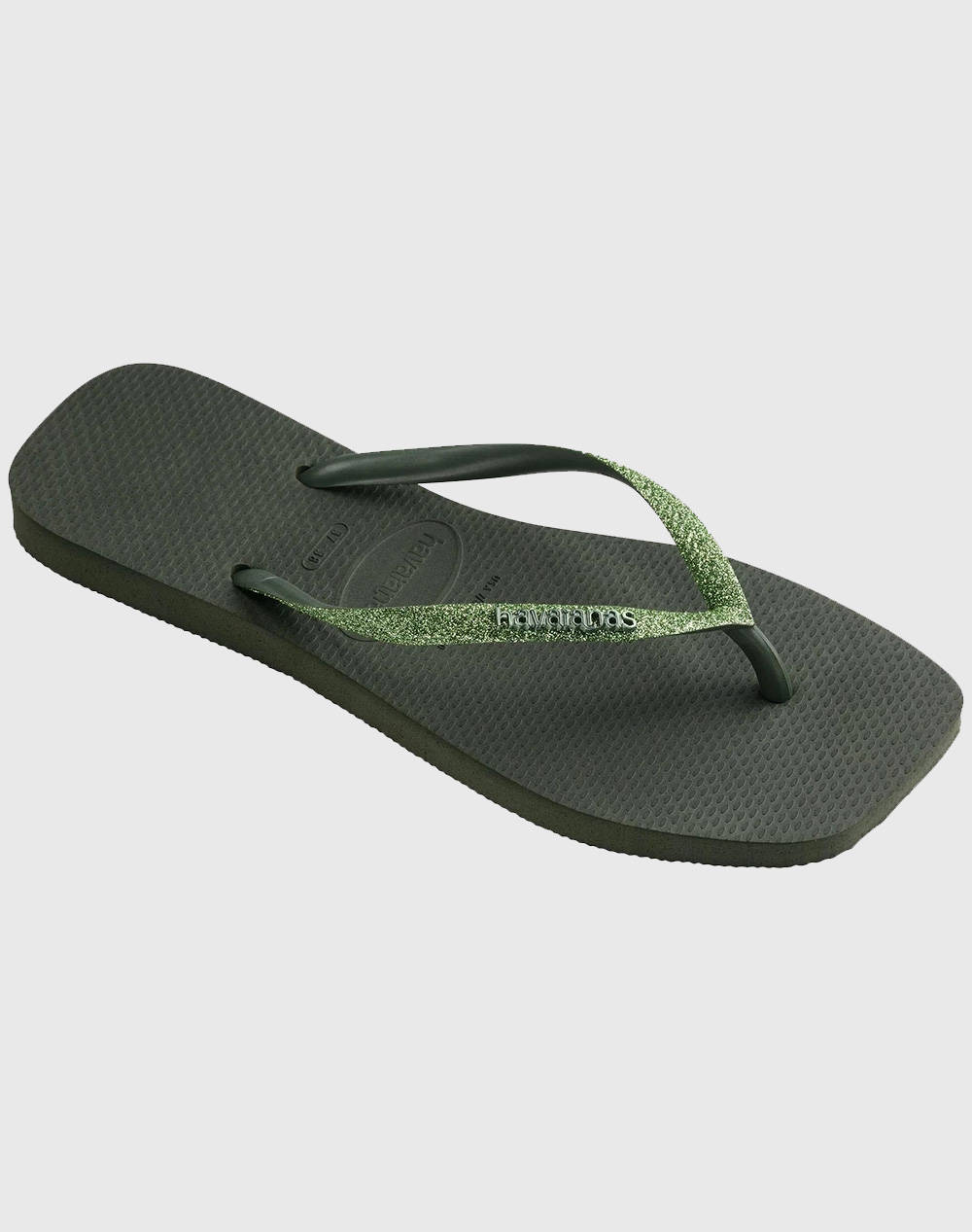 HAVAIANAS HAV. SQUARE GLITTER 4148102-4896 DarkOliveGreen φωτογραφία