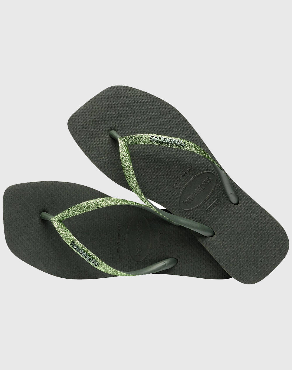 HAVAIANAS HAV. SQUARE GLITTER 4148102-4896 DarkOliveGreen φωτογραφία