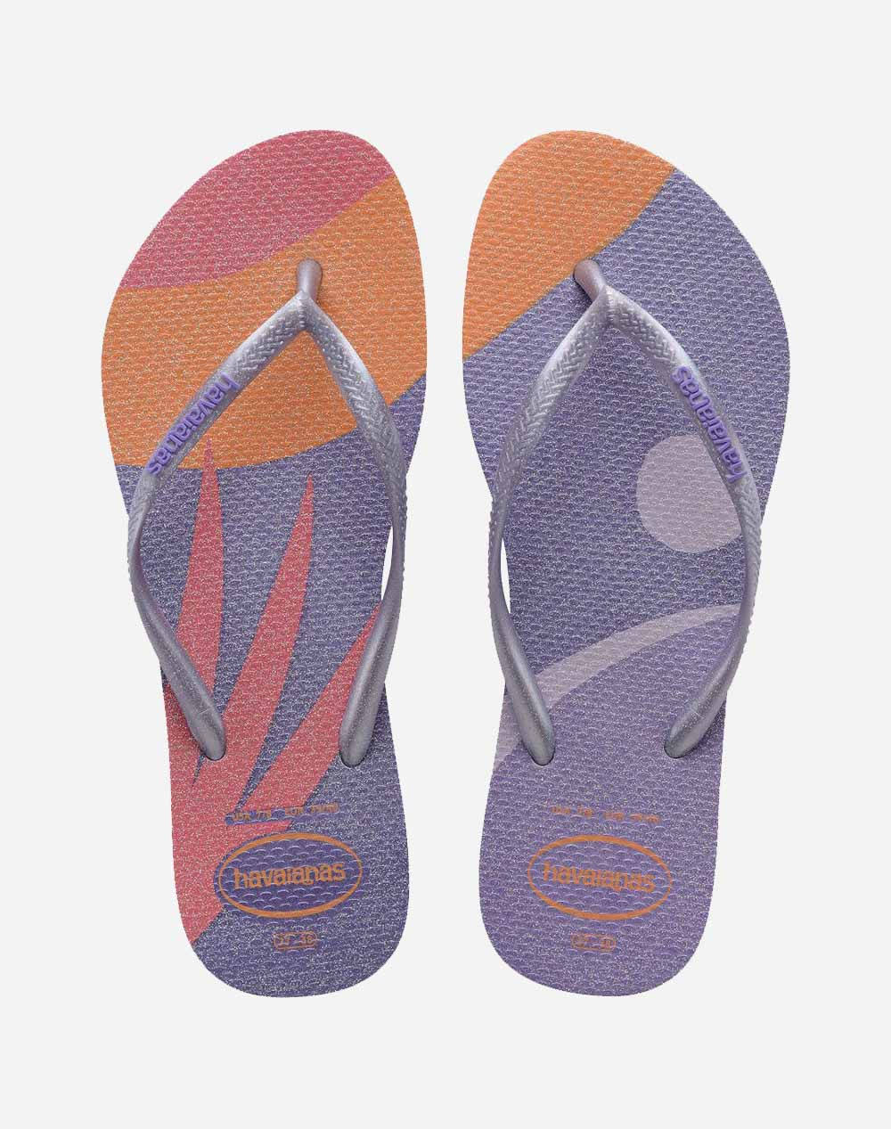 HAVAIANAS SLIM PALETTE GLOW 4145766-5251 Lilac φωτογραφία
