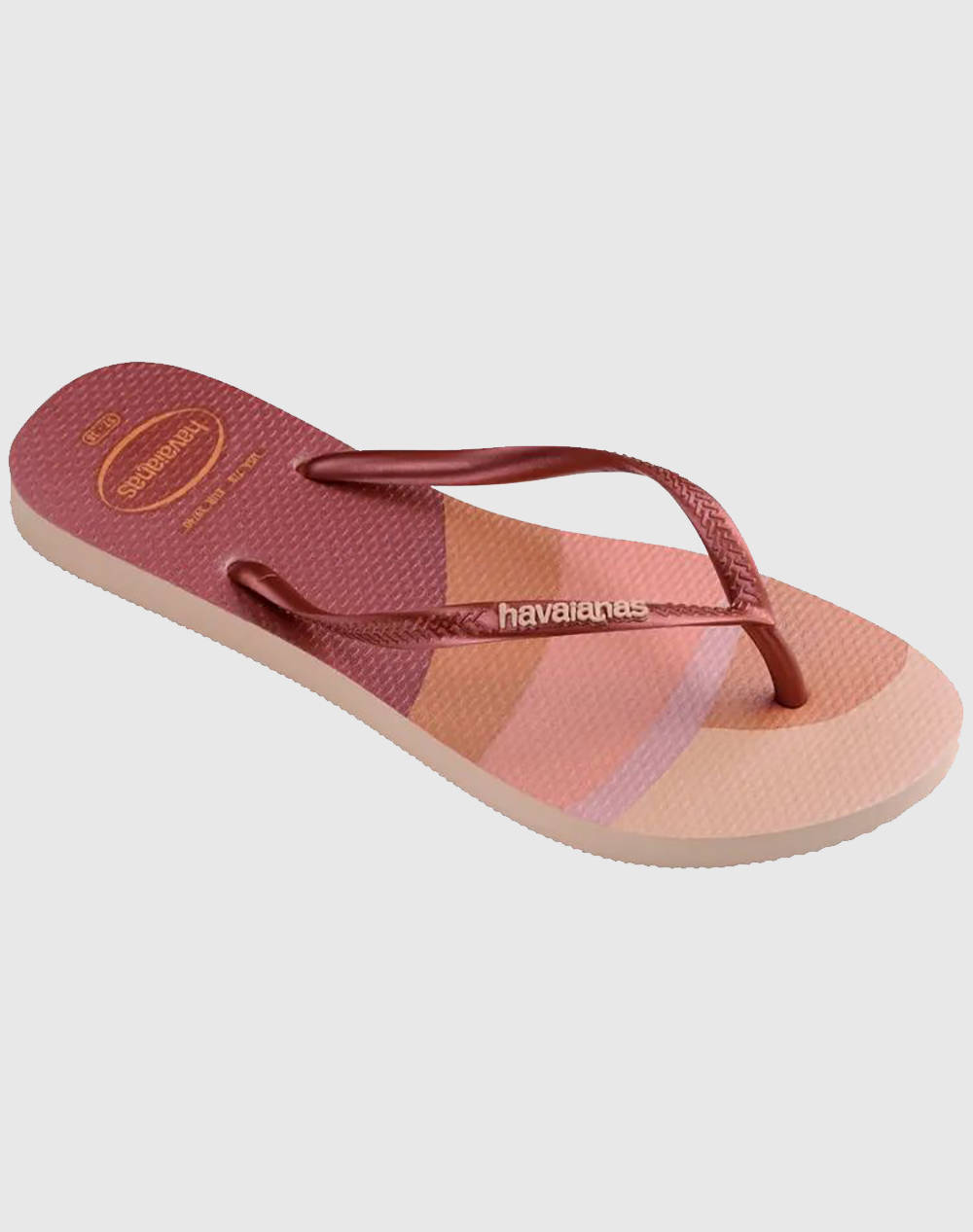 HAVAIANAS SLIM PALETTE GLOW 4145766-0076 RoseGold φωτογραφία