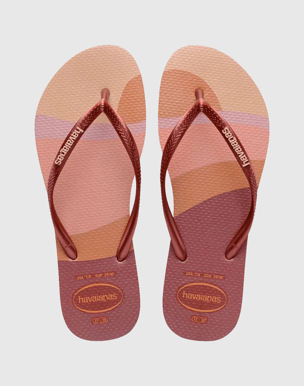 HAVAIANAS SLIM PALETTE GLOW 4145766-0076 RoseGold φωτογραφία