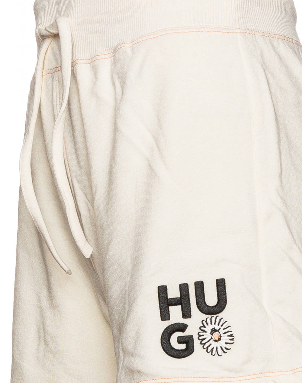 Hugo Daizy Shorts 10271241 01 50540183-102 Cream Γυναικεία ρούχα Σορτς Βερμουδες Politikos Shop Πολιτικός