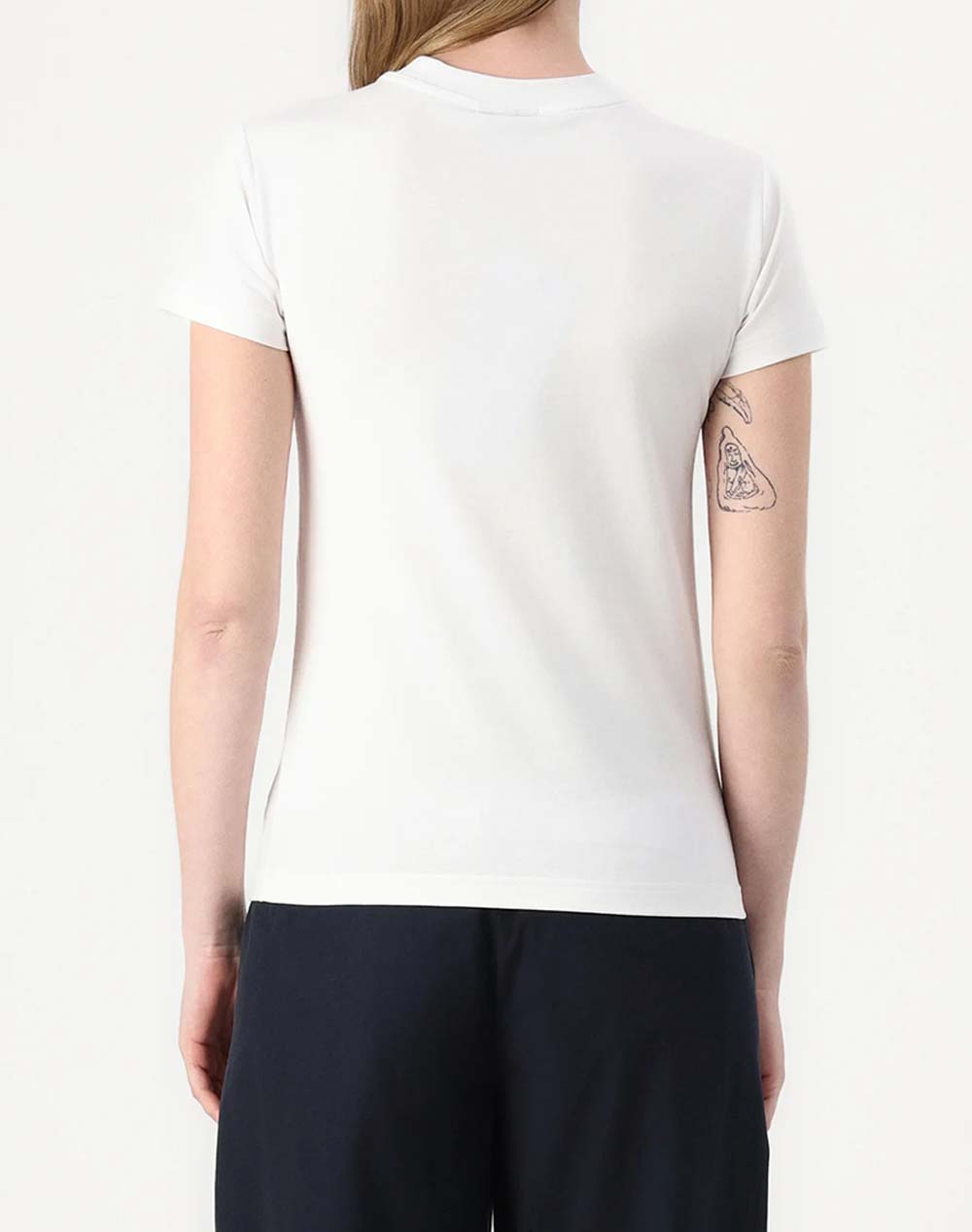 KARL LAGERFELD JEANS KARL LAGERFELD JEANS KLJ SLIM TEE A2W17027-100 White - 2
