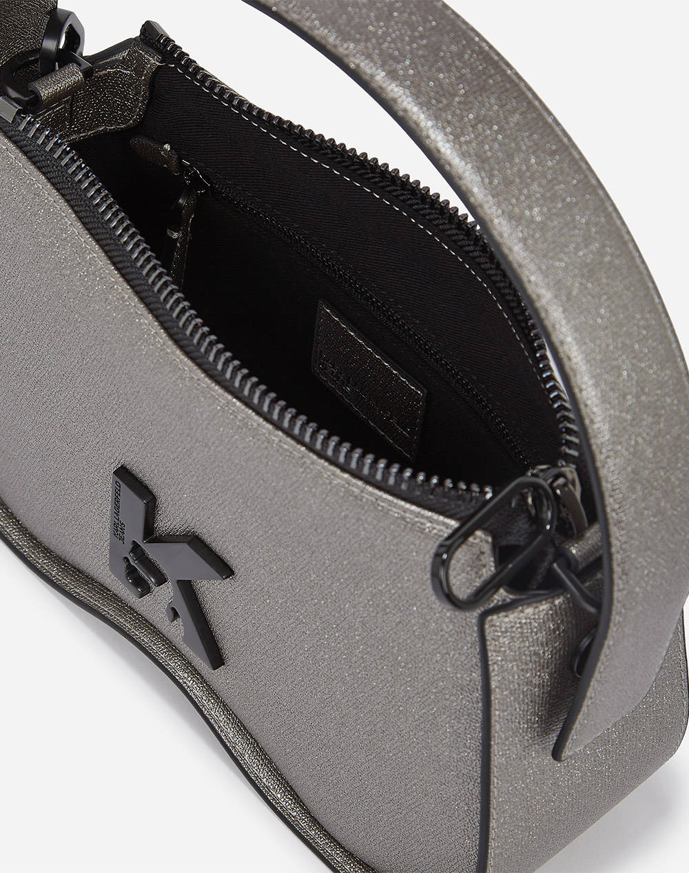 Karl Lagerfeld Jeans Klj Sunglass Top Handle (Διαστάσεις: 23 X 16 7Εκ ) A1W30279-979 Gray Γυναικεία αξεσουάρ τσάντες Politikos Shop Πολιτικός