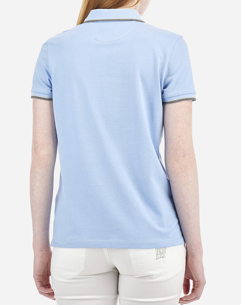 LA MARTINA ΜΠΛΟΥΖΑ POLO ΚΜ WOMAN POLO S/S PIQUET STRETCH 3LMWAP004-07220 LightBlue φωτογραφία