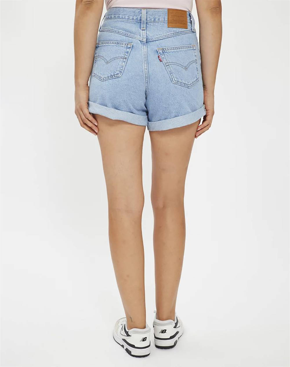 LEVIS ROLLED 80S MOM SHORTS A5564-0006-0006 DenimBlue φωτογραφία